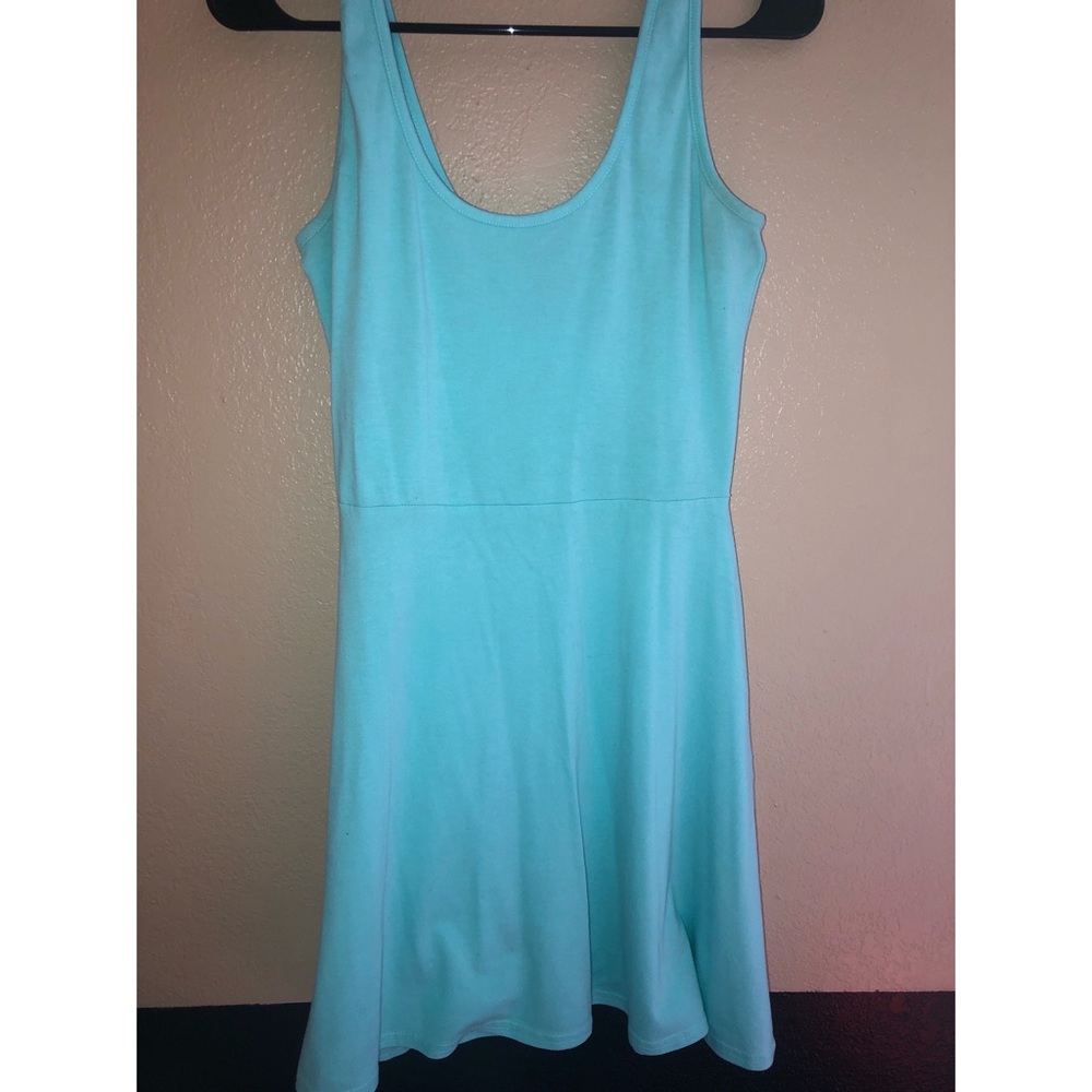 Mint Blue Mini Dress